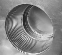 Roof Louver - Pop Vent | 18" Diameter | 12" Tall Collar | Flat Flange | 254 Sq. In. NFA - Active Ventilation Products