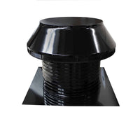 Roof Louver - Pop Vent | 18" Diameter | 12" Tall Collar | Flat Flange | 254 Sq. In. NFA - Active Ventilation Products