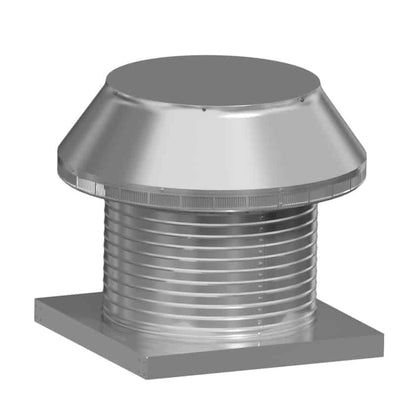 Roof Louver with Curb Mount Sub Base - Pop Vent | 18" Diameter | 12" Tall Collar | 254 Sq. In. NFA