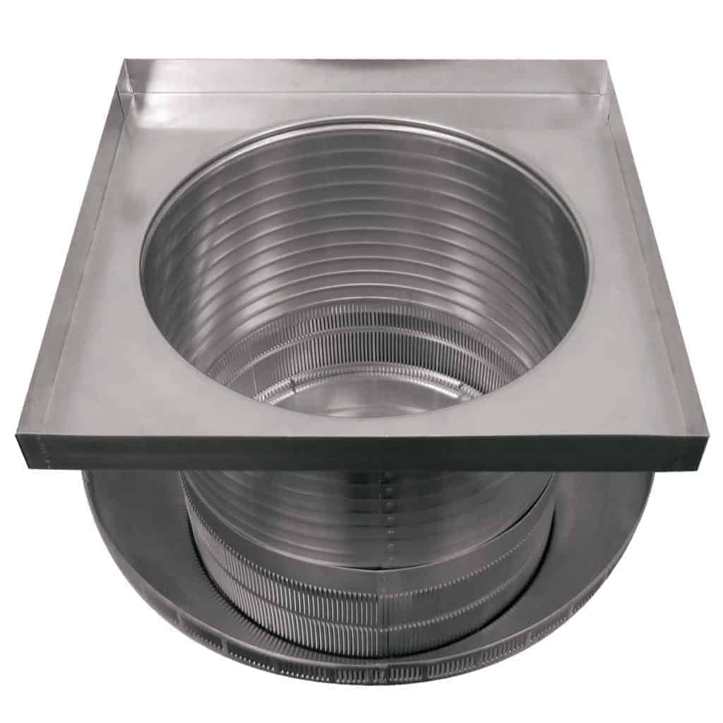 Model PV-18-C12-CMF | Pop Vent |  18" Diameter |  12" Tall Collar  | Curb Mount Flange  |  254 Sq. In. NFA