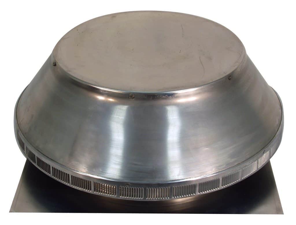 Model PV-18-C2 | Pop Ventilator | 18" Diameter | 2" Tall Collar | Flat Flange |  254 Sq. In. NFA