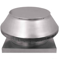 Roof Louver 18" with Curb Mount Sub Base - Pop Vent | 18" Diameter | 4" Tall Collar | 254 Sq. In. NFA - Active Ventilation Products