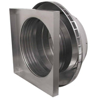Roof Louver 18" with Curb Mount Sub Base - Pop Vent | 18" Diameter | 4" Tall Collar | 254 Sq. In. NFA - Active Ventilation Products