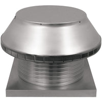 Roof Louver 18" with Curb Mount Sub Base - Pop Vent | 18" Diameter | 8" Tall Collar | 254 Sq. In. NFA - Active Ventilation Products