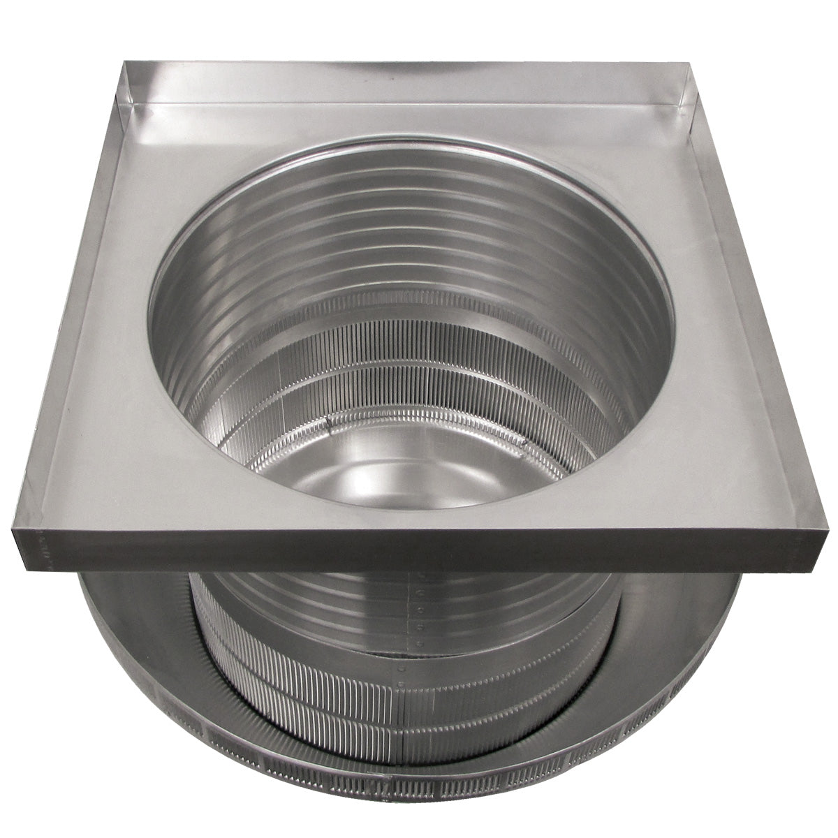 Model PV-18-C8-CMF | Pop Vent |  18" Diameter |  8" Tall Collar  | Curb Mount Flange  |  254 Sq. In. NFA