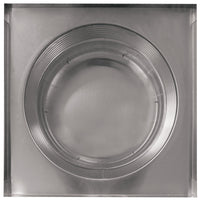 Roof Louver 20" with Curb Mount Sub Base - Pop Vent | 20" Diameter | 8" Tall Collar | 314 Sq. In. NFA - Active Ventilation Products