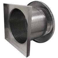 Roof Louver 20" with Curb Mount Sub Base - Pop Vent | 20" Diameter | 12" Tall Collar | 314 Sq. In. NFA - Active Ventilation Products
