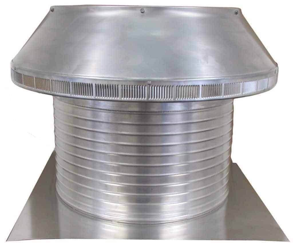 Model PV-20-C12  | Pop Vent |  20" Diameter |  12" Tall Collar | Flat Falng | 314 Sq. In. NFA