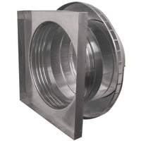 Roof Louver 20" with Curb Mount Sub Base - Pop Vent | 20" Diameter | 4" Tall Collar | 314 Sq. In. NFA - Active Ventilation Products