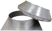 Roof Louver - Pop Vent | 20" Diameter | 4" Tall Collar | Flat Flange | 314 Sq. In. NFA - Active Ventilation Products