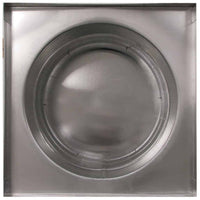 Roof Louver 20" with Curb Mount Sub Base - Pop Vent | 20" Diameter | 6" Tall Collar | 314 Sq. In. NFA - Active Ventilation Products