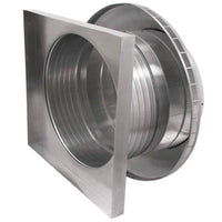 Roof Louver 20" with Curb Mount Sub Base - Pop Vent | 20" Diameter | 6" Tall Collar | 314 Sq. In. NFA - Active Ventilation Products