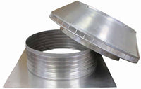 Roof Louver - Pop Vent | 20" Diameter | 6" Tall Collar | Flat Flange | 314 Sq. In. NFA - Active Ventilation Products