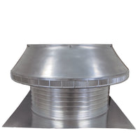 Roof Louver - Pop Vent | 20" Diameter | 6" Tall Collar | Flat Flange | 314 Sq. In. NFA - Active Ventilation Products