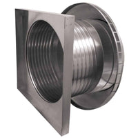 Roof Louver 20" with Curb Mount Sub Base - Pop Vent | 20" Diameter | 8" Tall Collar | 314 Sq. In. NFA - Active Ventilation Products