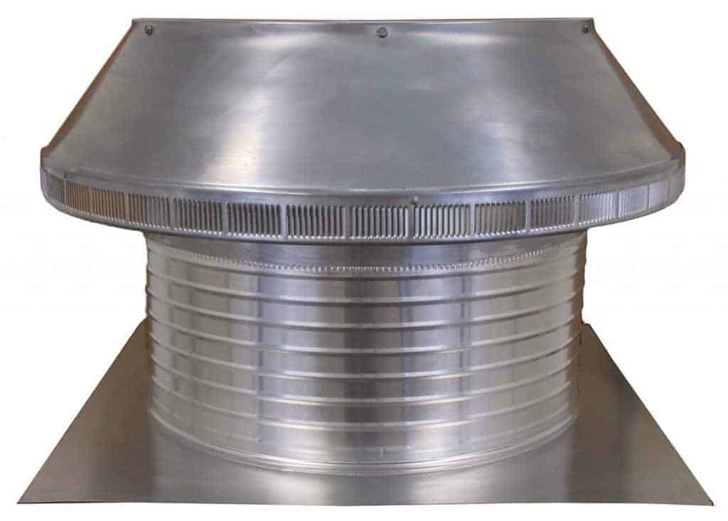 Model PV-20-C8  | Pop Vent |  20" Diameter |  8" Tall Collar | Flat Falng | 314 Sq. In. NFA