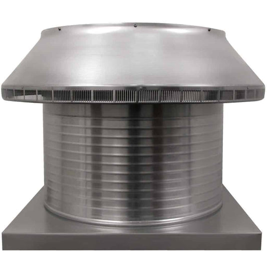 Model PV-24-C12-CMF | Pop Vent |  24" Diameter |  12" Tall Collar  | Curb Mount Flange  |  452 Sq. In. NFA