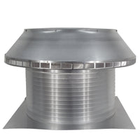 Roof Louver - Pop Vent | 24" Diameter | 12" Tall Collar | Flat Flange | 452 Sq. In. NFA - Active Ventilation Products