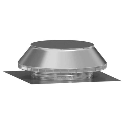 Model PV-24-C2 | Pop Ventilator | 24" Diameter | 2" Tall Collar | Flat Flange |  452 Sq. In. NFA