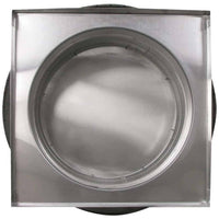 Roof Louver 24" with Curb Mount Sub Base - Pop Vent | 24" Diameter | 4" Tall Collar | 452 Sq. In. NFA - Active Ventilation Products