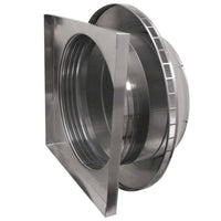 Roof Louver 24" with Curb Mount Sub Base - Pop Vent | 24" Diameter | 4" Tall Collar | 452 Sq. In. NFA - Active Ventilation Products