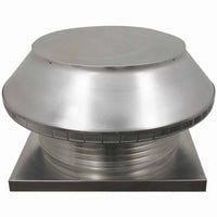 Roof Louver 24" with Curb Mount Sub Base - Pop Vent | 24" Diameter | 6" Tall Collar | 452 Sq. In. NFA - Active Ventilation Products