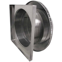 Roof Louver 24" with Curb Mount Sub Base - Pop Vent | 24" Diameter | 6" Tall Collar | 452 Sq. In. NFA - Active Ventilation Products