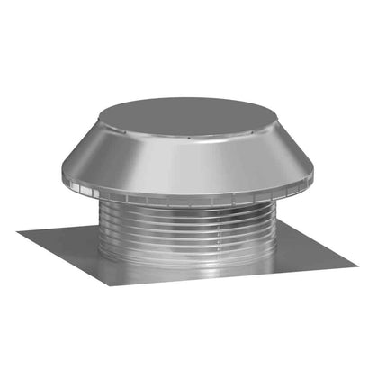 Model PV-24-C8  | Pop Vent |  24" Diameter |  8" Tall Collar | Flat Falng | 452 Sq. In. NFA