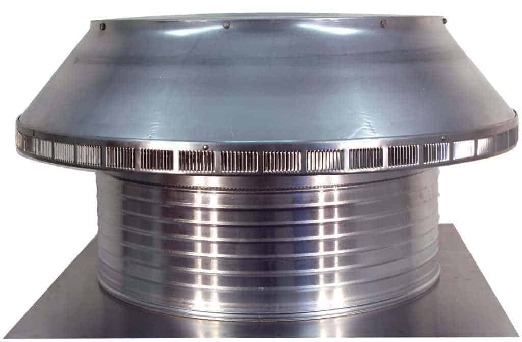 Model PV-24-C8  | Pop Vent |  24" Diameter |  8" Tall Collar | Flat Falng | 452 Sq. In. NFA