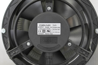 Model RBF-6-C2 | Round Back Fan |  6" Diameter  | Flat Flange |  " 2" Collar