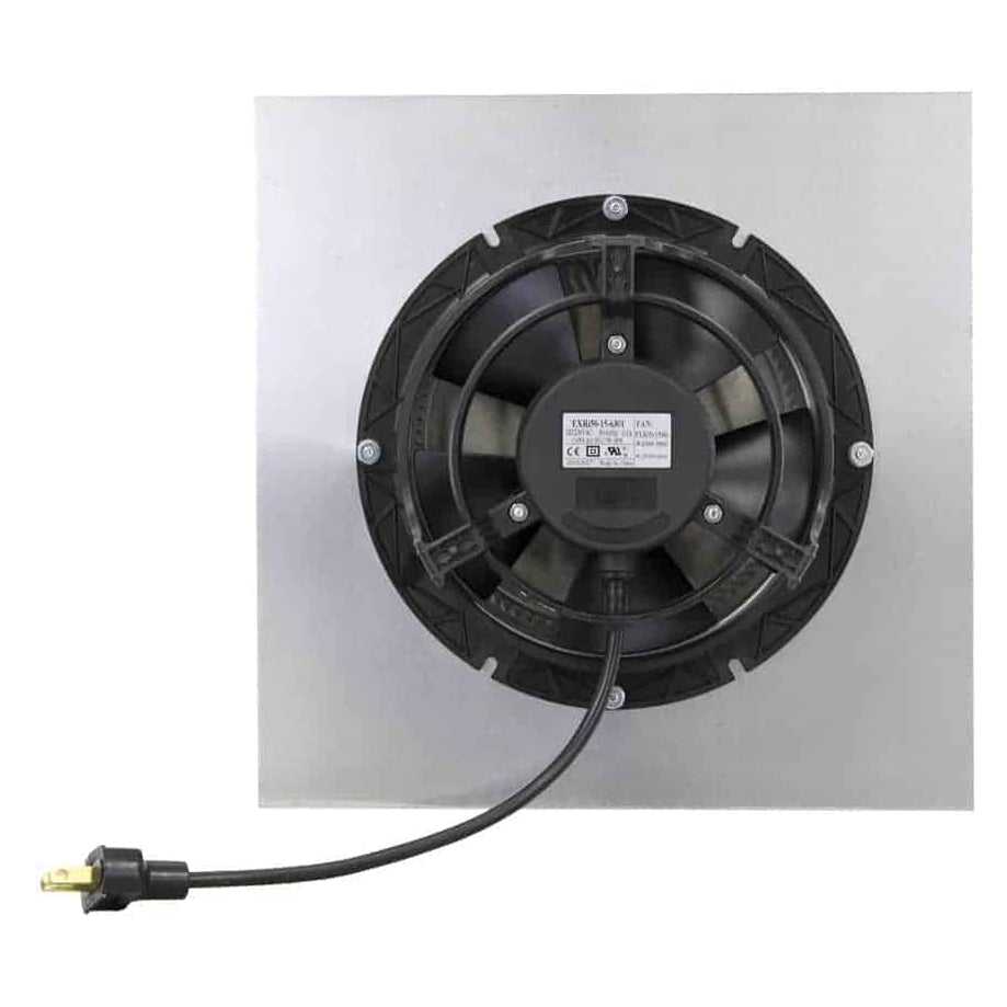 Model RBF-6-C2 | Round Back Fan |  6" Diameter  | Flat Flange |  " 2" Collar