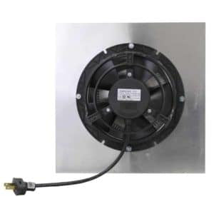 Model RBF-6-C4 | Round Back Fan |  6" Diameter  | Flat Flange |  " 4" Collar