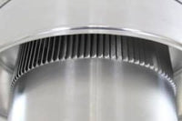 Model RBF - 6 - C4 | Round Back Fan | 6" Diameter | Flat Flange | " 4" Collar - Active Ventilation Products