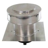 Model RBF - 6 - C4 | Round Back Fan | 6" Diameter | Flat Flange | " 4" Collar - Active Ventilation Products