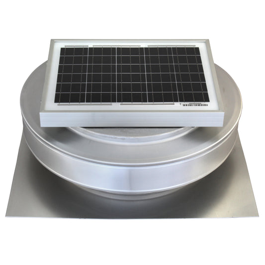Round Back Solar Fan - 740 CFM |Model RBSF-12-C2 |  12" Diameter | 2" Tall Collar