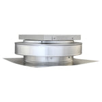 Round Back Solar Fan - 740 CFM |Model RBSF-12-C2 |  12" Diameter | 2" Tall Collar