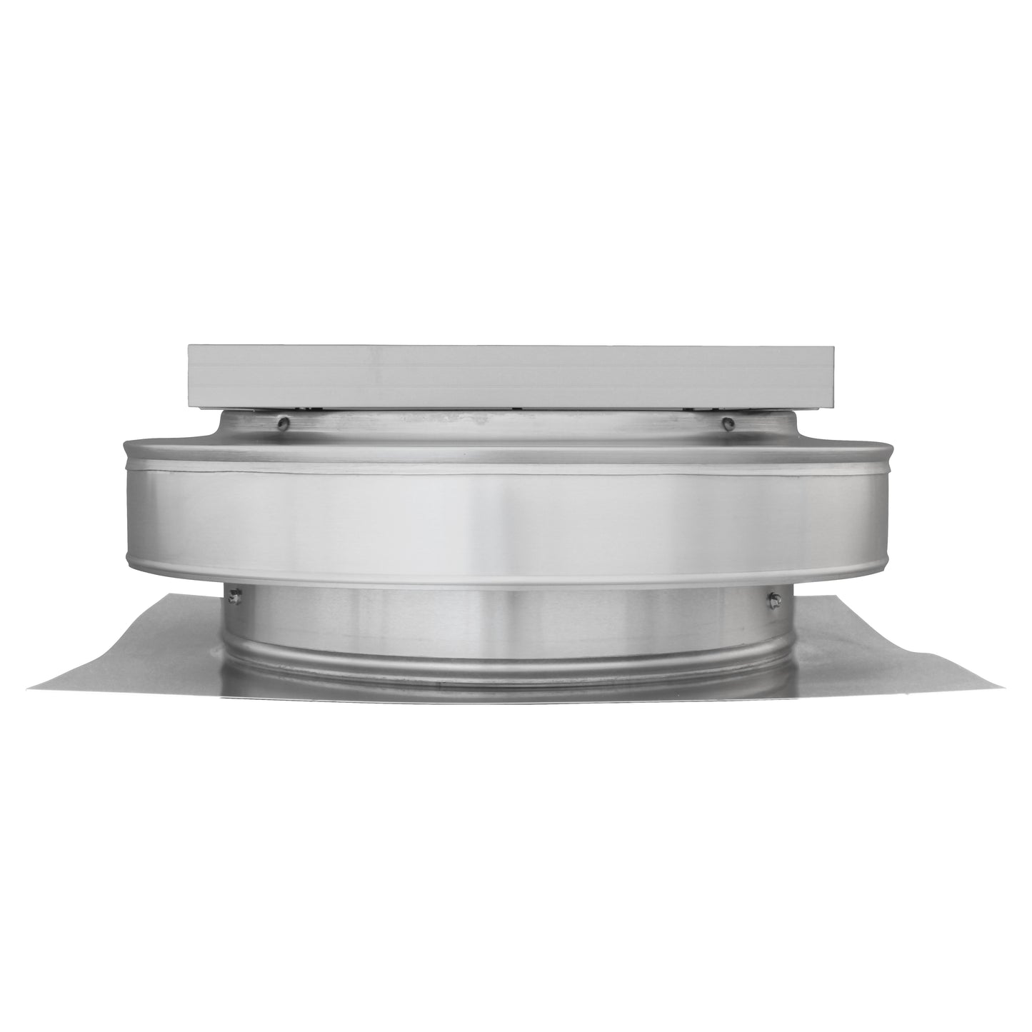 Round Back Solar Fan - 740 CFM |Model RBSF-12-C2 |  12" Diameter | 2" Tall Collar