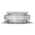 Round Back Solar Fan - 740 CFM |Model RBSF-12-C2 |  12" Diameter | 2" Tall Collar