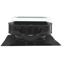Model RBSF - 8 - C2 | Round Back Solar Fan | 8" Diameter | 2" Tall Collar | CFM: 365 - Active Ventilation Products
