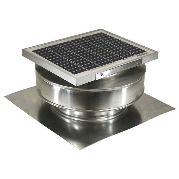 Inch Round Back Solar Attic Fan RBSF-8-C2 365 CFM Solar