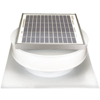 Model RBSF - 8 - C2 | Round Back Solar Fan | 8" Diameter | 2" Tall Collar | CFM: 365 - Active Ventilation Products
