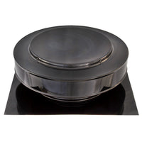 Static Vents - Round Back Roof Vent | 10" Diameter | 2" Tall Collar | Flat Flange | 78 Sq. In. NFA