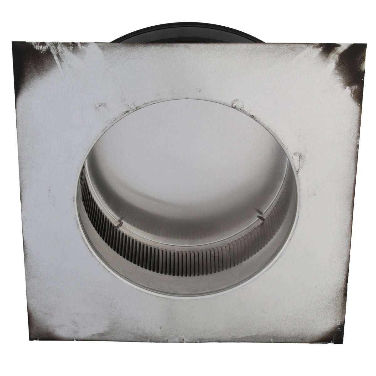 Static Vents - Round Back Roof Vent | 10" Diameter | 2" Tall Collar | Flat Flange | 78 Sq. In. NFA