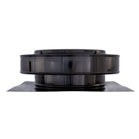 Static Vents - Round Back Roof Vent | 10" Diameter | 2" Tall Collar | Flat Flange | 78 Sq. In. NFA