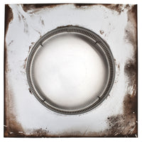 Static Vents - Round Back Roof Vent | 10" Diameter | 2" Tall Collar | Flat Flange | 78 Sq. In. NFA