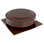 Static Vents - Round Back Roof Vent | 10" Diameter | 2" Tall Collar | Flat Flange | 78 Sq. In. NFA