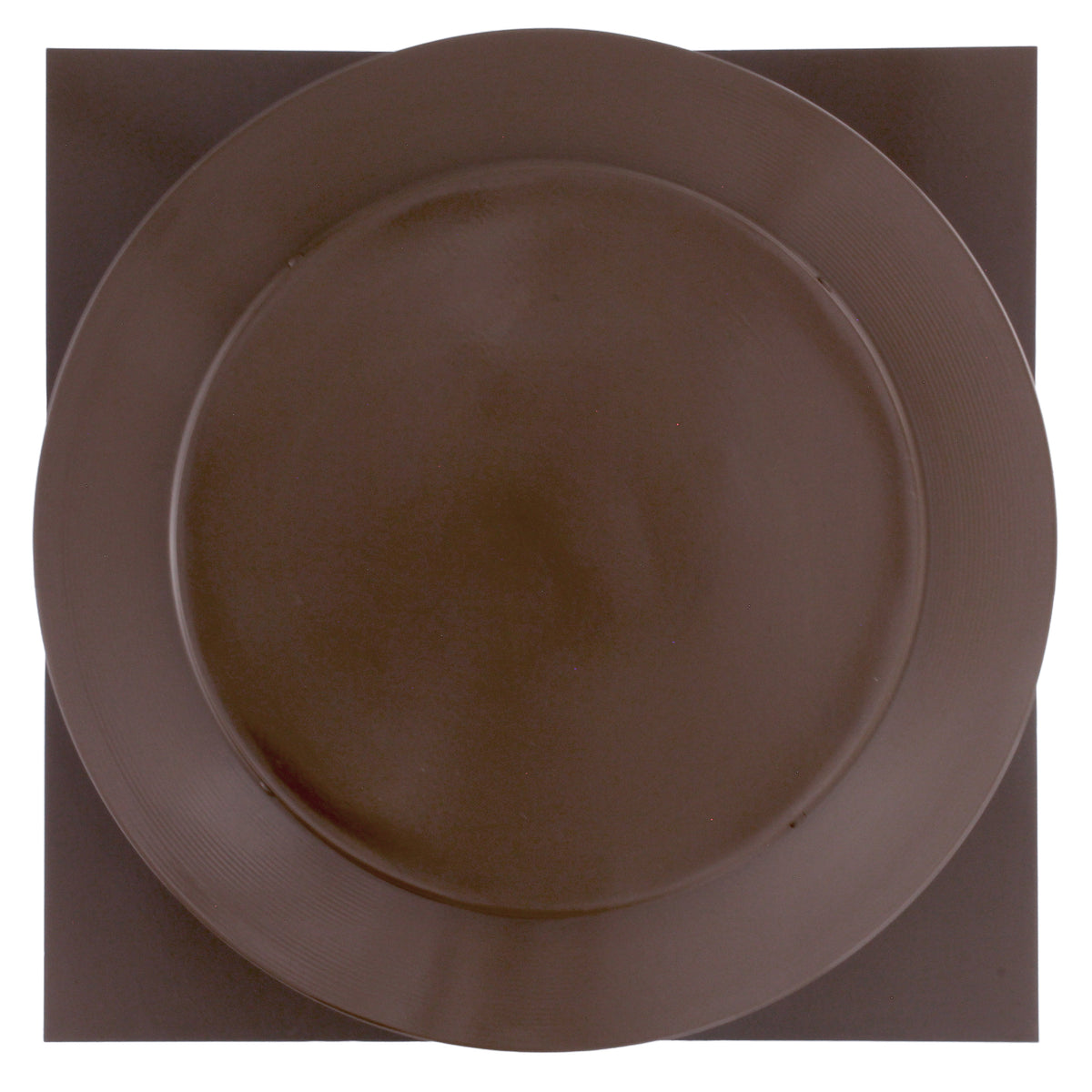 Static Vents - Round Back Roof Vent | 10" Diameter | 2" Tall Collar | Flat Flange | 78 Sq. In. NFA