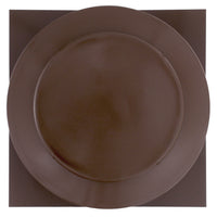 Static Vents - Round Back Roof Vent | 10" Diameter | 2" Tall Collar | Flat Flange | 78 Sq. In. NFA