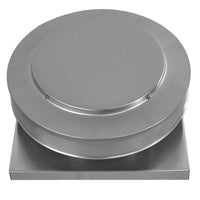 Static Vent 10" with Curb Mount Sub Base - Round Back Vent | 10" Diameter | 2" Tall Collar | 78 Sq. In. NFA - Active Ventilation Products