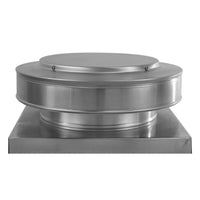 Static Vent 10" with Curb Mount Sub Base - Round Back Vent | 10" Diameter | 2" Tall Collar | 78 Sq. In. NFA - Active Ventilation Products